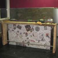 Altholzbar mit Reling